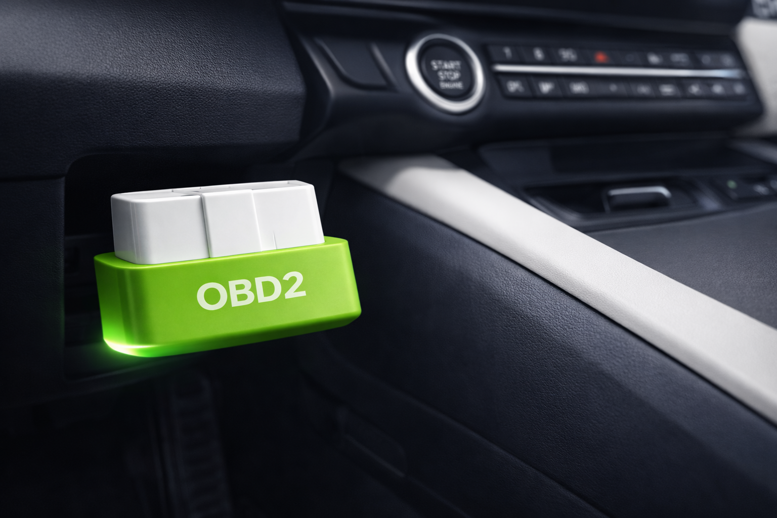 SynGas als kompaktes OBD2-Gerät im Auto